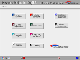 pronunciation in english for medical professionals